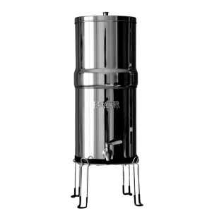 Filtro de agua por gravedad 8.5l con soporte + 2 filtros Zeolita