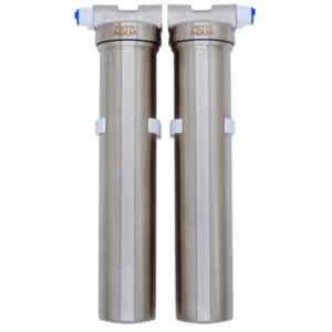 Filtro agua bajo encimera acero Duo HIS Zeolita (Anti Cal-nitratos-flúor-arsénico)